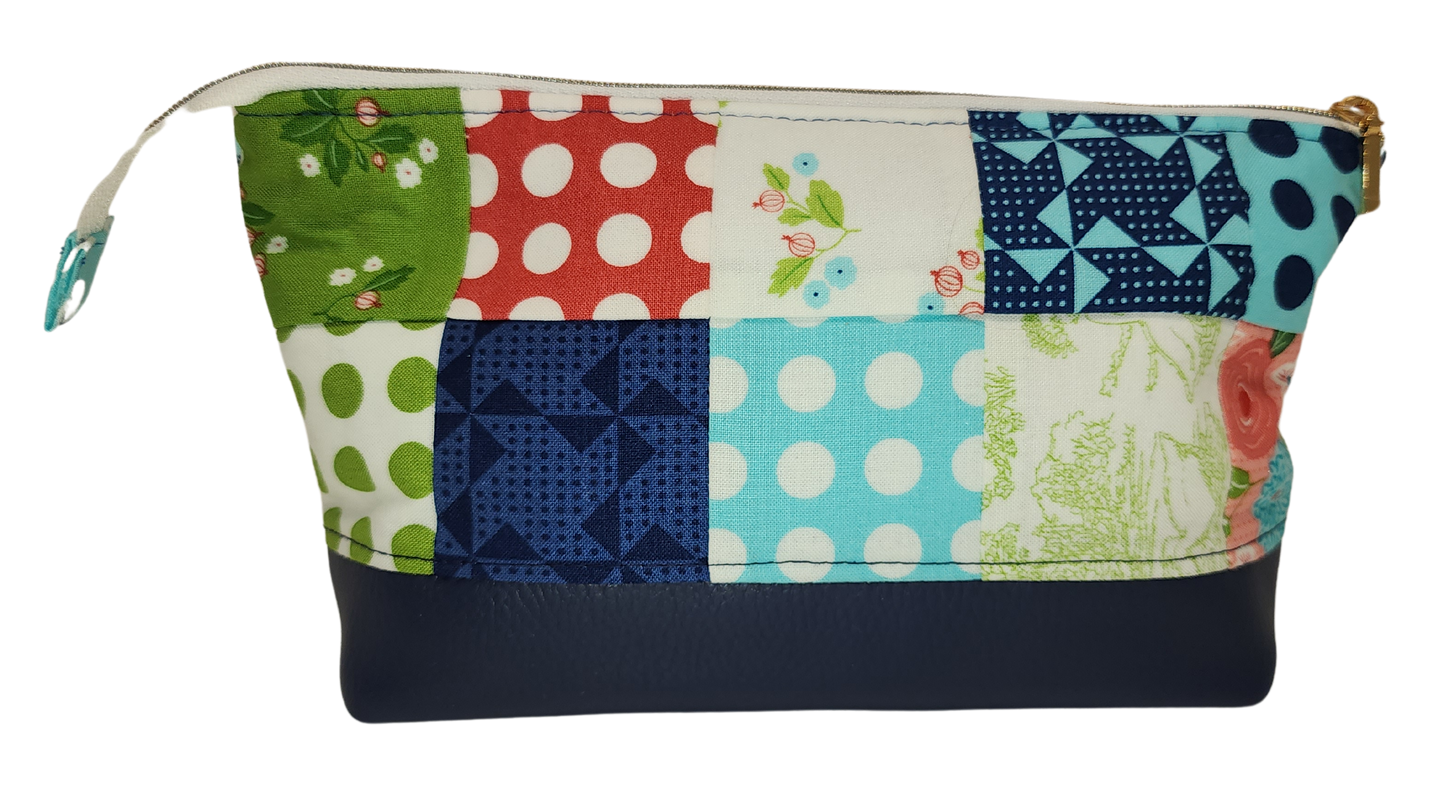 Patchwork Zippy Pouch